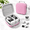 Pink, variant on Blue Hard Carrying Case for Meta Quest 3s, Quest 3, Quest 2, and Vision Pro