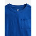 thumbnail image 2 of Wonder Nation Toddler Boys' Pocket Tee with Short Sleeves, Sizes 0M-5T, 2 of 3