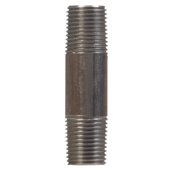 ACE TRADING - NIPPLE NIPPLE BLACK 1/8""X1.5"" (Pack of 5)