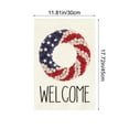 thumbnail image 3 of 6th of July Patriotic Garden Flag Double Sided Linen Garden Flag Holiday Outdoor Yard Decoration Flag Independence Day Garden Flags Memorial Day Decorations for Outside Lawn Porch Decor, 3 of 7
