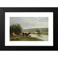 thumbnail image 2 of William Frederick Hulk 24x17 Black Modern Framed Museum Art Print Titled - Drinking Time, 2 of 5