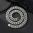 thumbnail image 4 of Men Women Hip Hop Creative Cobra Pendant Pendant Necklace With 15mm Crystal Cuban Chain HipHop Iced Out Bling Necklaces Fashion Charm Jewelry, 4 of 5