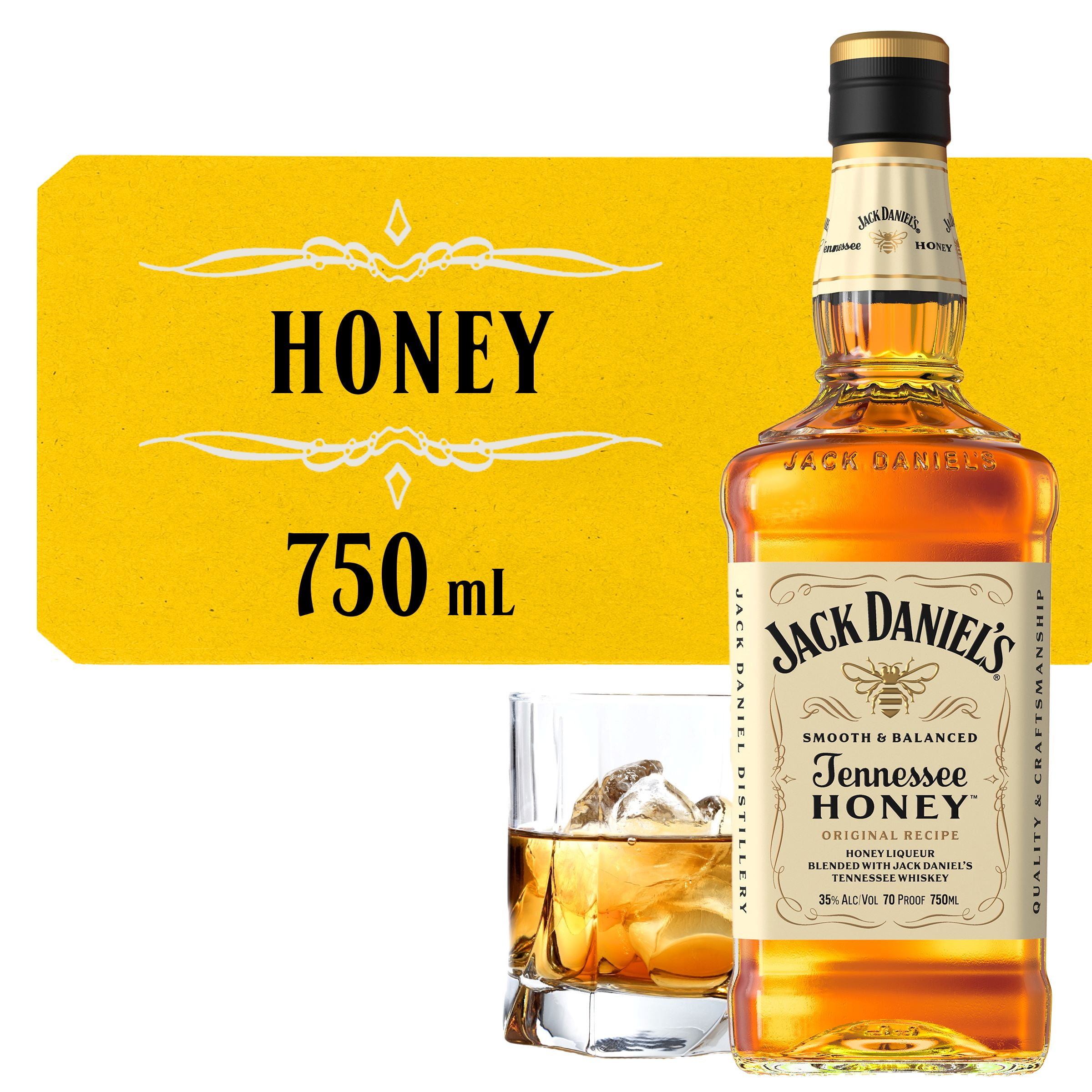 Jack Daniel's Tennessee Honey Whiskey Specialty, 750 ml Bottle, 70 Proof