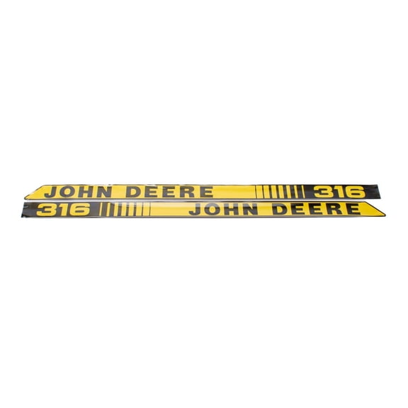 John Deere Hood Trim Decal Set - M86142 M86143 - 316