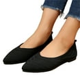 thumbnail image 3 of Sngxgn Women’s Ballet Flat Flats Shoes Comfortable Slip On Dress Shoes(Black,40), 3 of 8