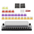 thumbnail image 1 of Adhesivo de bloque de fusibles de 12 circuito eléctrico, soporte de caja de fusibles ATC / de 12-32 V, compatible con vehículos recreativos - B Estilo B shamjiam Cajas de bloque de fusibles, 1 of 8