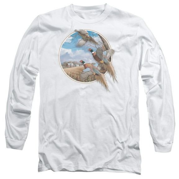 Wildlife - October Memories Pheasants - Long Sleeve Shirt - Large