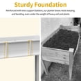 thumbnail image 2 of DWVO 48x30" Raised Garden Bed Elevated Planter Box Stand For Vegetable Flower Herb, 2 of 9