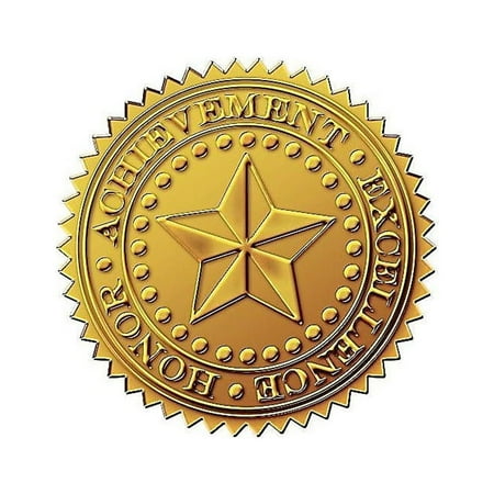 UPC: 0601952341922 | Great Papers! Star Seals 1.75  Gold 96/Pack (903419PK2)
