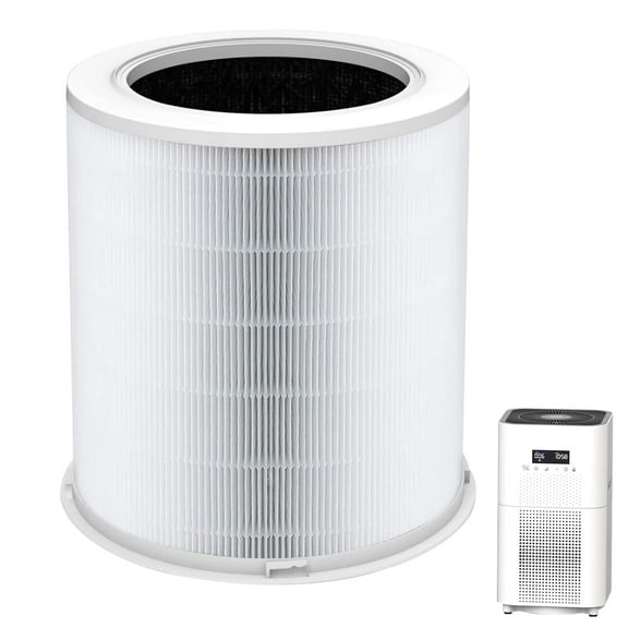 Replacement Filter Compatible with Dr.J Professional AP401 AP402 & GCZ AP402 Air Purifiers, 4-Stage Filtration CADR 400 m³/h Air Purifier for Dust Odor Smoke (1 Pack, White)