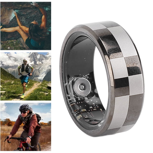 Fitness Tracker Ring, Health Tracking Ring Step Counting Lightweight for Exercise for Women Type 8,Type 9,Type 10,Type 11