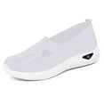 thumbnail image 3 of CAIXAI Wide Walking Shoes for Women Orthopedic Dress Shoes for Women Comfortable Mesh Knitted Casual Sneakers for Women on Adjustable Upper Mary Jane Shoes Hands Free Soft Shoes, 3 of 6