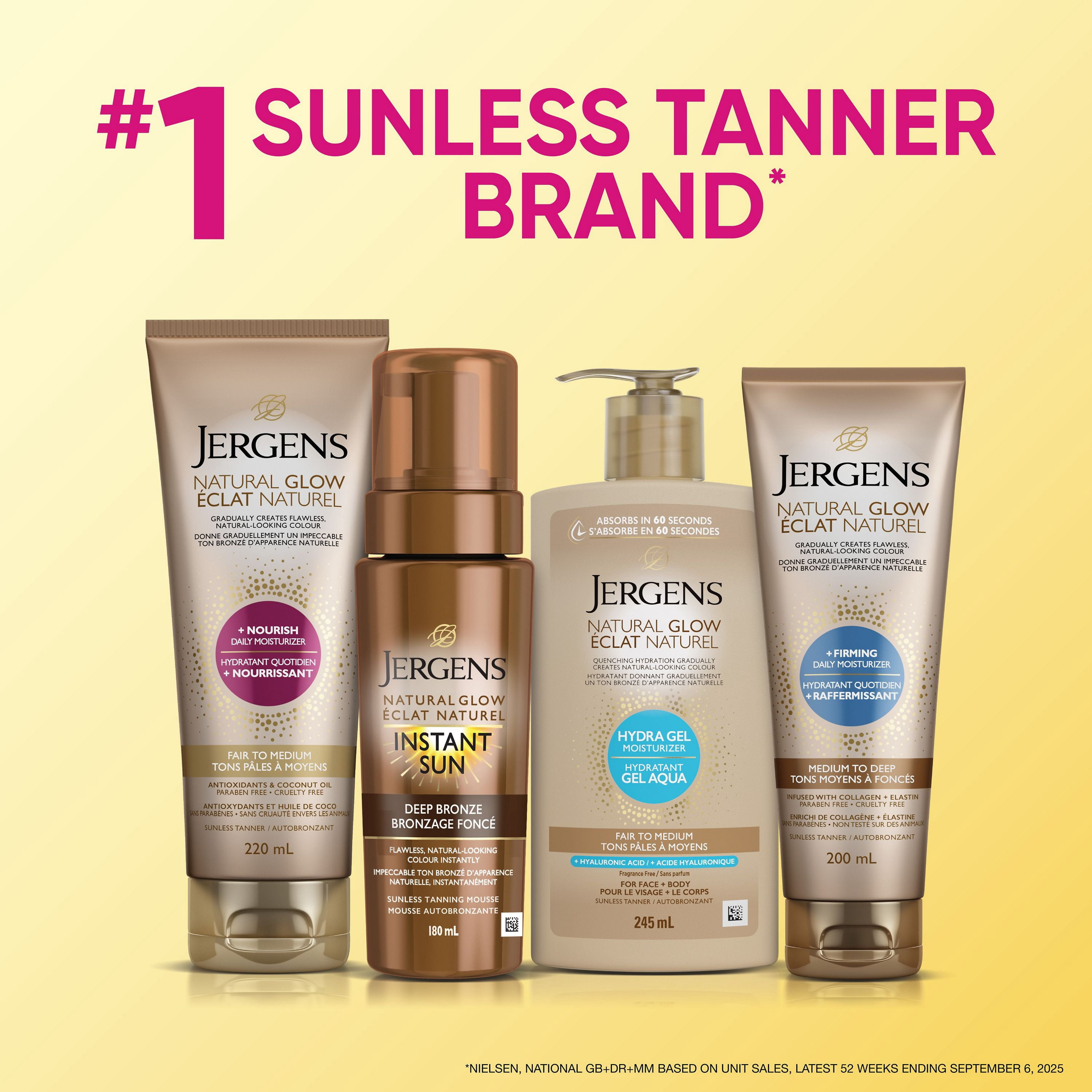 Jergens Natural Glow Hydra Gel Moisturizer - Medium to Deep