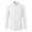 White, variant on CAIXIA Dress Shirts for Men Big and Tall Button Down Long Sleeve Collared Shirts,Blue