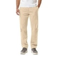 thumbnail image 2 of Ceisia Men's Loose Cargo Sweatpants with Elastic Drawstring Waist & Multi Pockets Beige XXL Gifts, 2 of 8