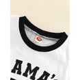 thumbnail image 6 of Musuos Baby Boys 2Pcs Summer Outfits, 6 12 18 24M Short Sleeve Letter Print T-Shirts + Pocket Shorts Set, 6 of 9