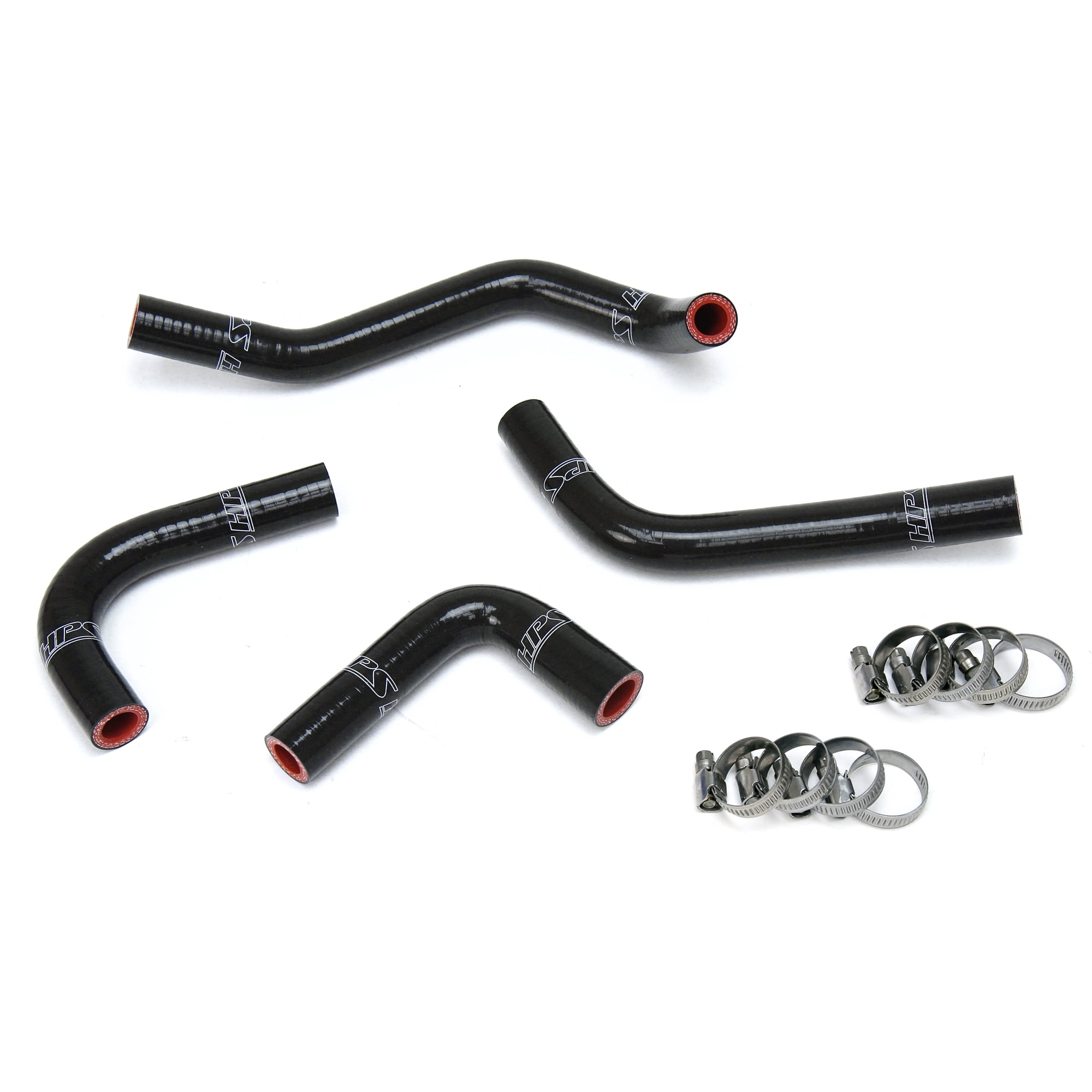 HPS Black Reinforced Silicone Heater Hose Kit Coolant for Jeep 1217