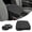 Black Tire, variant on KBH Center Console Cover for 2019-2026 Dodge Ram 1500 2500 3500, Armrest Cushion Pad Cover for Ram 1500 Accessories, Black Leather Interior Trim (Bucket Seat Only)
