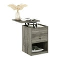 thumbnail image 6 of Furinno JENSEN Night Stand, Lift-Top Nightstand with Drawer, Bedside Table, End Table, Side Table with Storage Shelf, Knob Handle Drawer, for Bedroom, Living Room, Grey Oak, 6 of 10