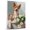 Basenji, variant on Plott Hound Dog Bathroom Poster Print Farmhouse Bathroom Animals Wall Decor Dog - Painting Dog Canvas Framed Artwork for Toilet Bathroom