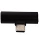 thumbnail image 4 of Adaptador 2 en 1 de carga tipo C a auriculares auxiliares de 3,5 mm, compatible con teléfonos Xiaomi y Huawei (negro), 4 of 7