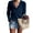 Navy Blue, variant on TARAINYA Womens Blouses Long Sleeve Plaid Knit Button Up Cardigan Shirt Loose Fit V-Neck Casual Plus Size S-3XL