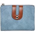 thumbnail image 1 of Cartera pequeña de cuero para mujer con bloqueo RFID, tarjetero, monedero delgado plegable., 1 of 4