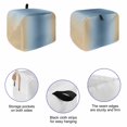 thumbnail image 5 of Light Blue Khaki Ombre Toaster Cover 2 Slice, Modern Abstract Art Gradient Dustproof Bakeware Oven Protector with Top Hook, Waterproof Small Kitchen Appliance Toasters Dust Cover, 11"x6"x8", 5 of 9