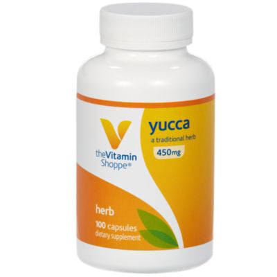 The Vitamin Shoppe Yucca 450MG, A Traditional Herb (Yucca Schidigera Root), Immune Support (100