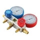 thumbnail image 4 of Juego de manómetros de diagnóstico de CA de 3 vías, kit de herramientas de carga de refrigerante para R410A R22 R404, 4 of 10