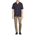 thumbnail image 2 of George Men's Printed Button Front Shirt with Short Sleeves, 2 of 5