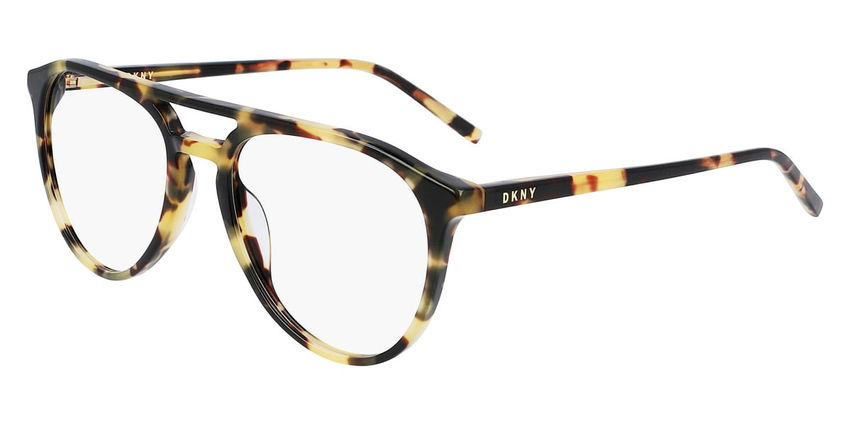 DKNY DK5025 Full Rim Aviator Tokyo Tortoise Eyeglasses