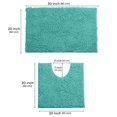 thumbnail image 4 of Alfombras de Baño Luxurux Sin Resbalón Súper Suave Chenille de Baña de Baño de Lujo Juego de Contono, Alfombra de Ducha de Lujo Suave +Tocador. LuxUrux tapetes para baño, 4 of 9
