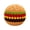 Burger, variant on Handmade Crochet Footbag, Strawberry Shaped Stuffed Bean Bag with Green Leaf Top, 2.4in Soft Fruit Decor, 1pc