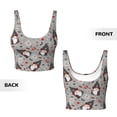 thumbnail image 5 of Lsque Halloween Gnome Printed Women'S Sports Bra, Compression, Moisture Wicking, High-Impact Sports Bra For Women,Supportive sports bra-Large, 5 of 9