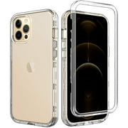 For iPhone 12 Pro Max 6.7" Case Slim CRYSTAL CLEAR Full Body Front and Back Cover