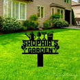 thumbnail image 4 of Handmadetneonsign Garden Memorial Metal With Stake, Garden Metal Name Sign Stake, Farm Metal Stake Decor 45814, 4 of 5