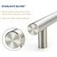 thumbnail image 3 of Ravinte 10 Pack 5" Cabinet Pulls Brushed Nickel Stainless Steel Kitchen Drawer Pulls Cabinet Handles 3" Hole Center, 3 of 5