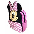 thumbnail image 2 of 12" Disney Minnie Mouse Face Back to School Backpack Small Bag with 3D Ear, 2 of 3