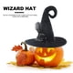 thumbnail image 4 of 2 Uds Sombrero Halloween Disfraz Bruja Tocado para Mujeres Hombres Fiesta Disfraces, 4 of 9