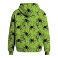 thumbnail image 4 of Men Halloween Full‑Zip Hoodie, Waffle‑Textured Long Sleeve Hooded Sweatshirt with Pockets, 4 of 4