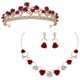 thumbnail image 5 of Crown Jewelry Set Rose Shape Necklace And Earrings For Girls Children Elegant Assorted Color Decoration 1 Set, 5 of 5