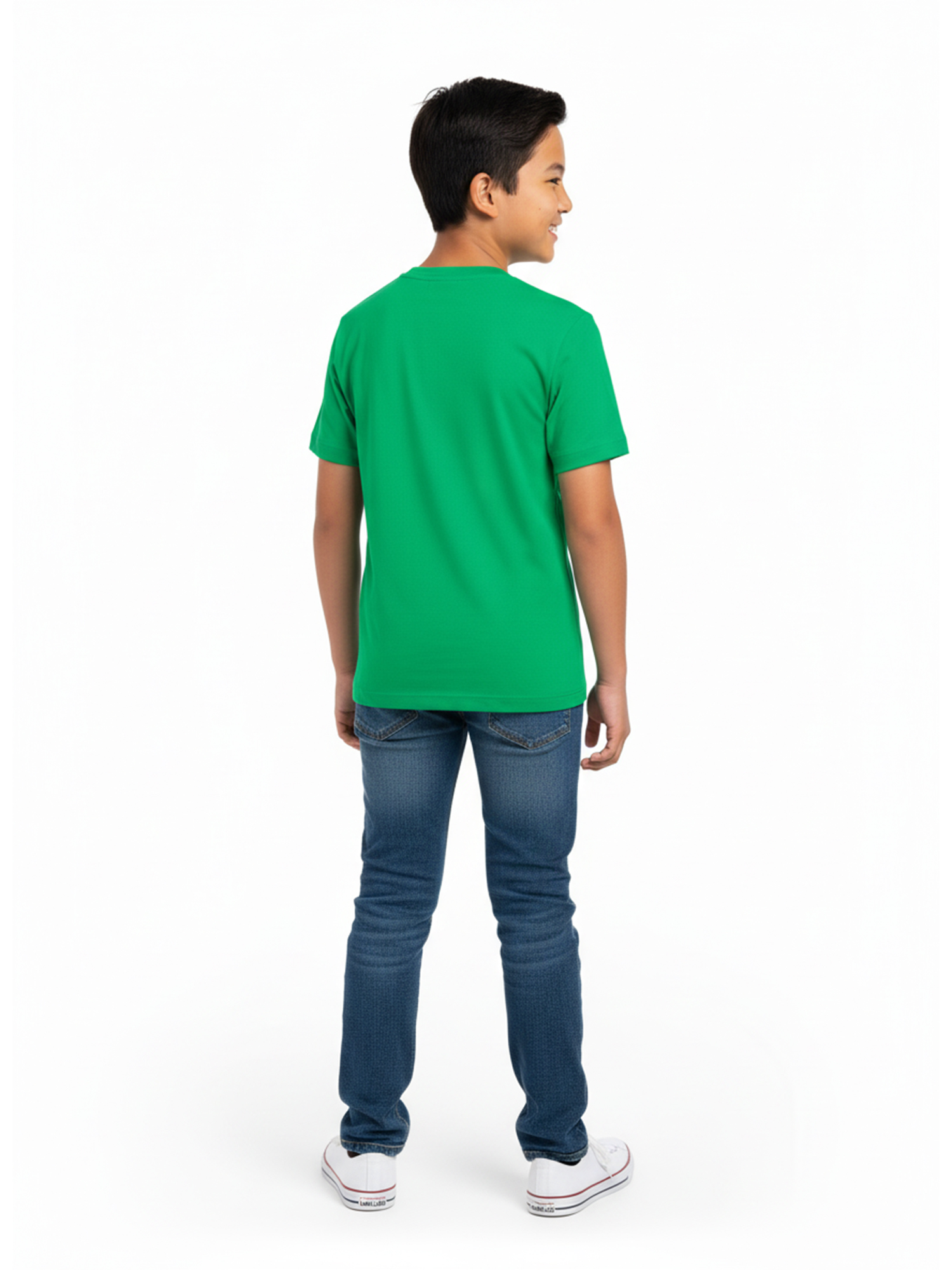 Minecraft Boys' Graphic T-Shirt with MC Heads Design, Green photo 4