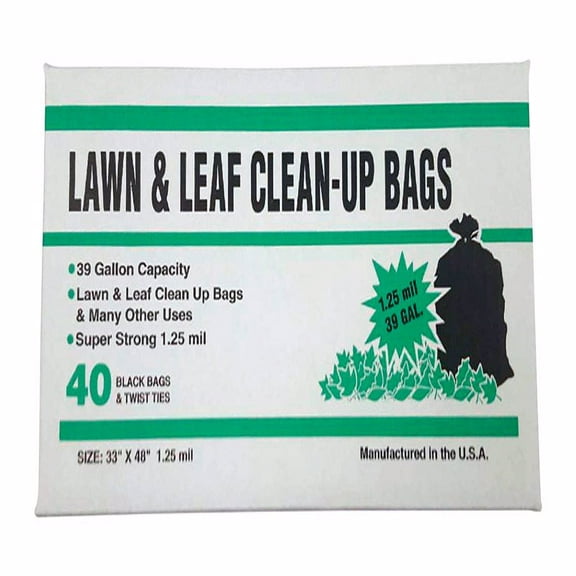 LAWN&LEAF BAG 39GAL 40PK (Pack of 1)