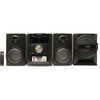 Sharp CD-SW440N - Mini system with iPod cradle - 350 Watt (total) - glossy black