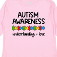 thumbnail image 4 of Inktastic Autism Awareness Understanding and Love with Puzzle Pieces Boys or Girls Long Sleeve Toddler T-Shirt, 4 of 5