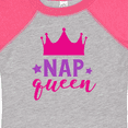thumbnail image 4 of Inktastic Nap Queen, Crown, Stars - Pink Purple Girls Baby Bodysuit, 4 of 5