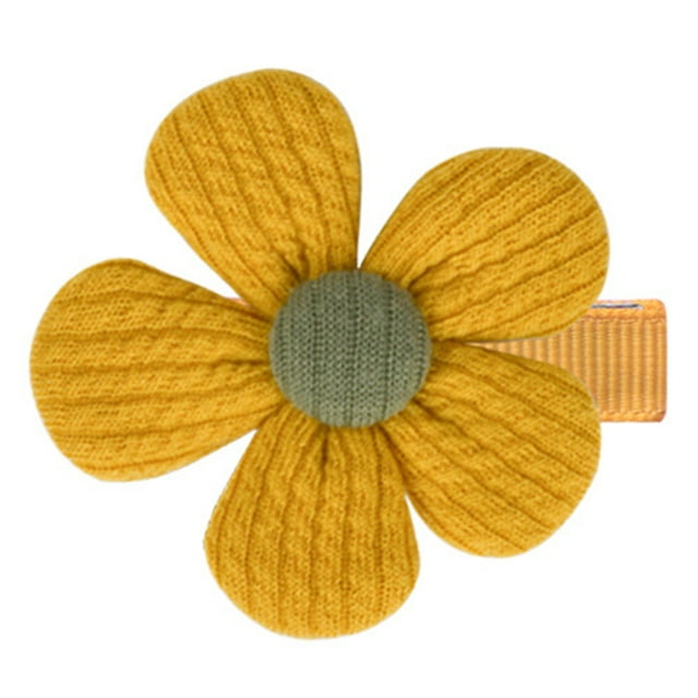 Pince à Cheveux Fleur Sans Pli, Barrette Décorative Fleur, Épingle Crocodile