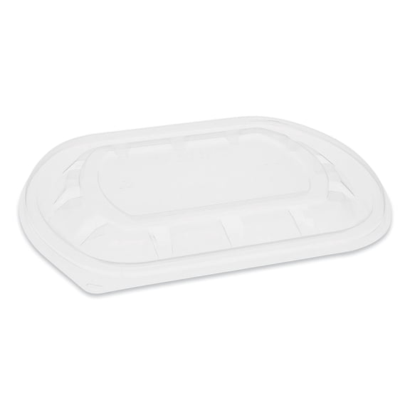 Pactiv Corporation Pactiv Evergreen ClearView MealMaster Lids with Fog Gard Coating Medium Flat Lid