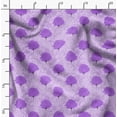 thumbnail image 2 of Soimoi Cotton Poplin Purple Fabric By the Yard - 42 Inch Wide - Marigold Floral Pattern Fabric - Botanical and Elegant Designs for Various Uses Printed Fabric, 2 of 6